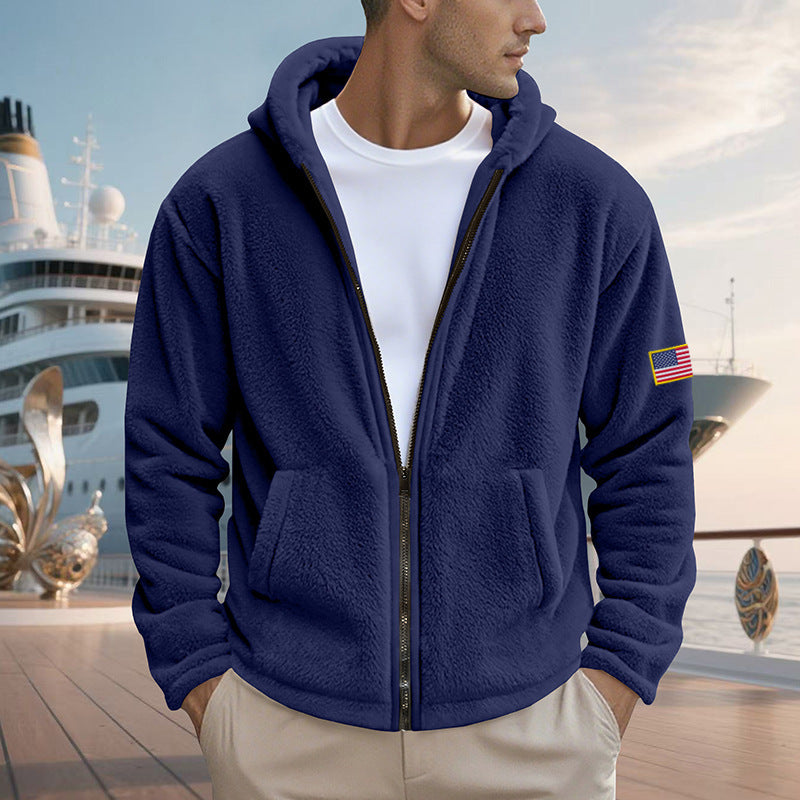 Zipper Hooded Sweatshirt Loose Double-sided Bejirog Sweater - D&A