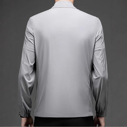 Summer Men's Light Gray Executive Jacket - D&A