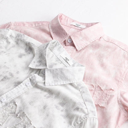 Summer Menswear Hanging Dyed Printed Simple Short Sleeve - D&A