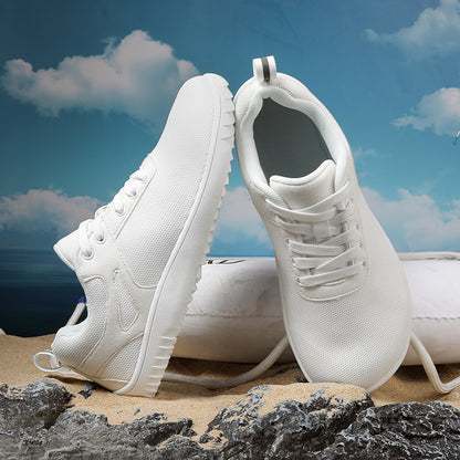 New Wide-toe Running Sports Soft Bottom Indoor Bare Feet Casual Shoes Flying Woven Breathable Mesh Shoes - D&A