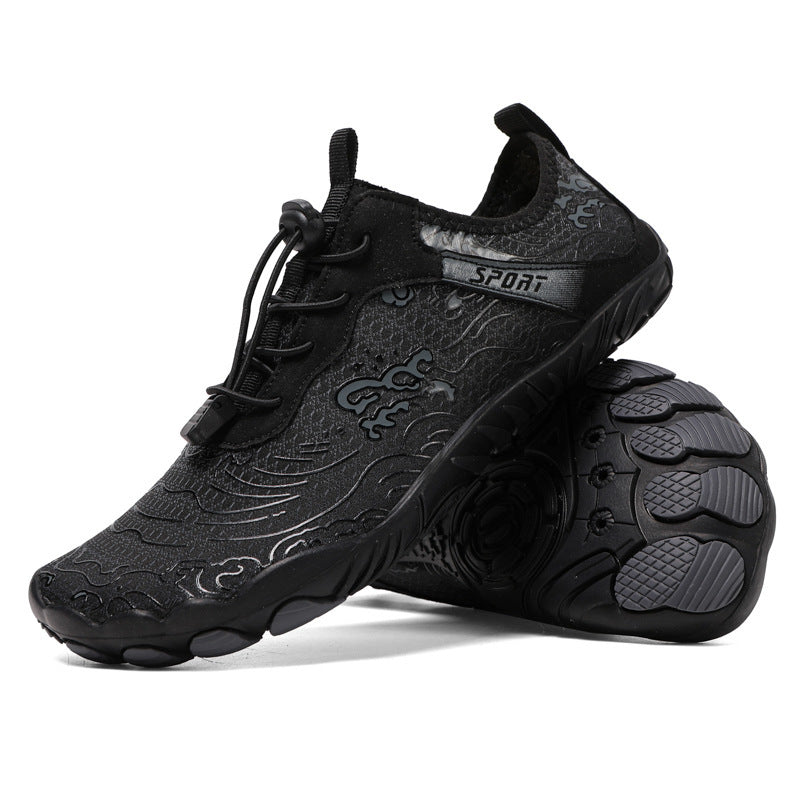 Outdoor Sports Hiking Shoes Beach C801 Black Sole with nails - D&A