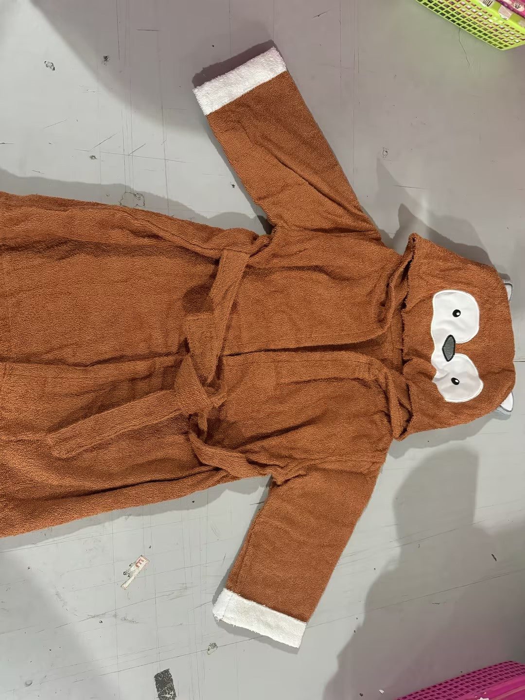 Children's Hooded Absorbent Animal-shaped Bathrobe B - D&A