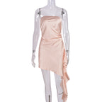 Fashion Women's Wear European And American Style Dress Pink - D&A