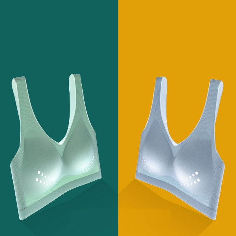 Seamless Plus Size Bra Thin Underwear Women Push Up Bra Big Size Lce Silk Breathable Female Bra - D&A