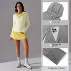Hooded Stand Collar Sun Protection Quick-drying Coat - D&A