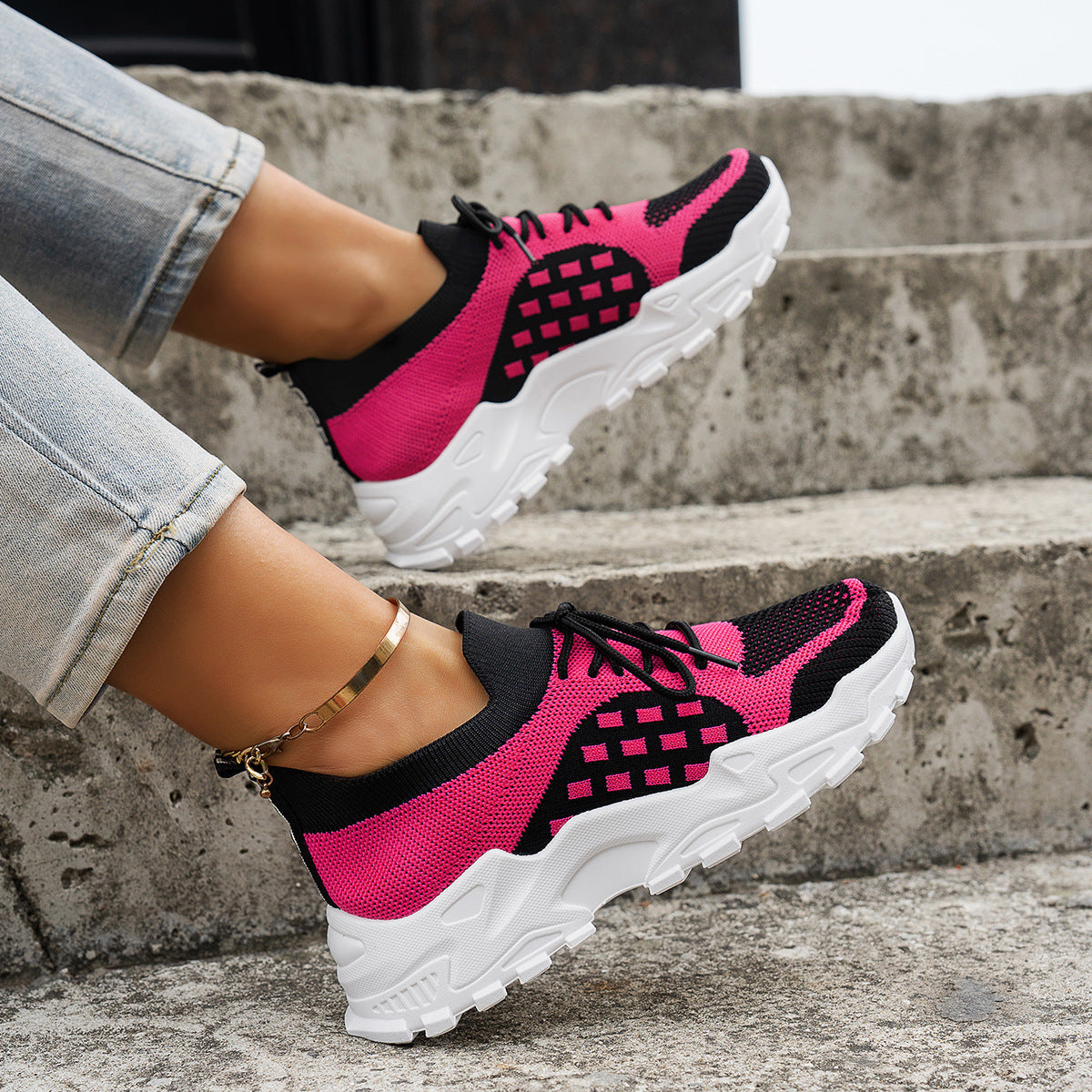 Fashion All-match Sneaker Platform Casual Casual And Comfortable - D&A