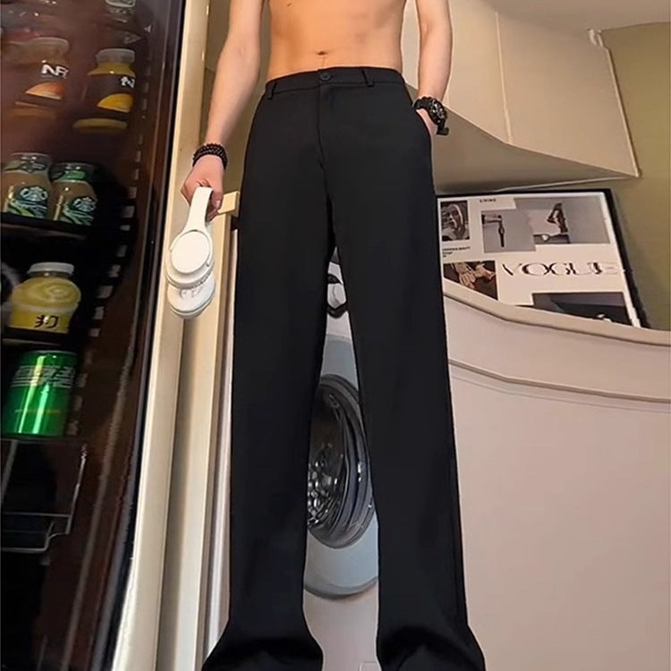 High-grade Black Weila Anti-wrinkle Suit Pants - D&A