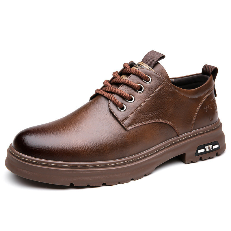 Retro Outdoor Men's Shoes Big Toe Casual Leather Shoes - D&A