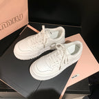 Platform Height Increasing Casual Lace Up Sports Board Shoes - D&A