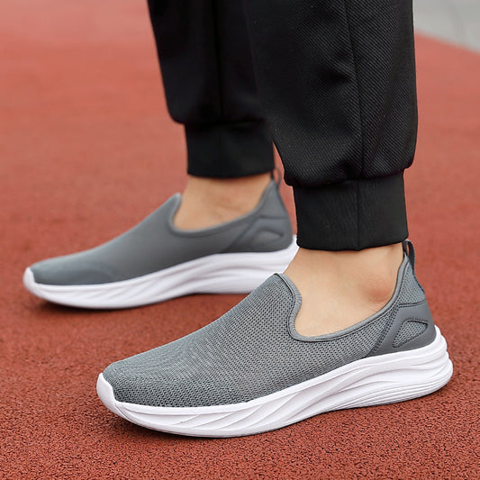 Lazy Hollow Breathable Mesh Cloth Shoes - D&A