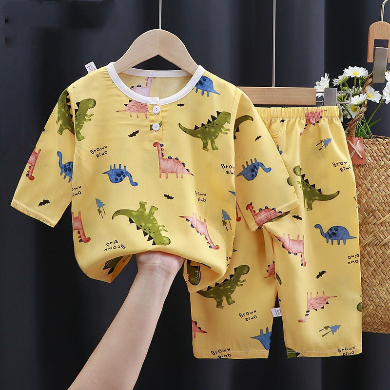 Summer Clothes Cotton Silk Air-conditioning Clothes Baby Clothes - D&A