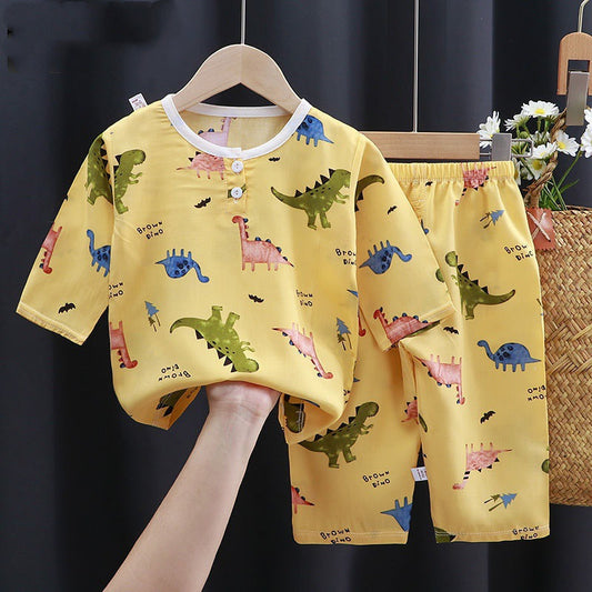 Summer Clothes Cotton Silk Air-conditioning Clothes Baby Clothes - D&A