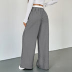 Women's Stitching Striped Casual Trousers - D&A