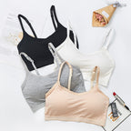 Bra And Cup Integrated Sling Vest With Bra Pad - D&A