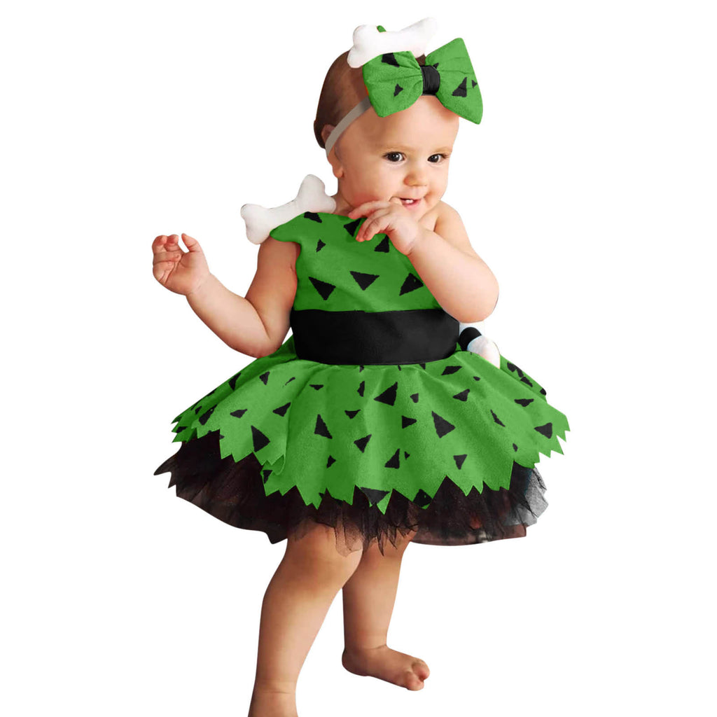 Girls Fashion Simple Halloween Mesh Costume Suit - D&A